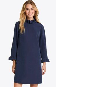 Lindsay Shift Mini Dress in Crepe (Small)